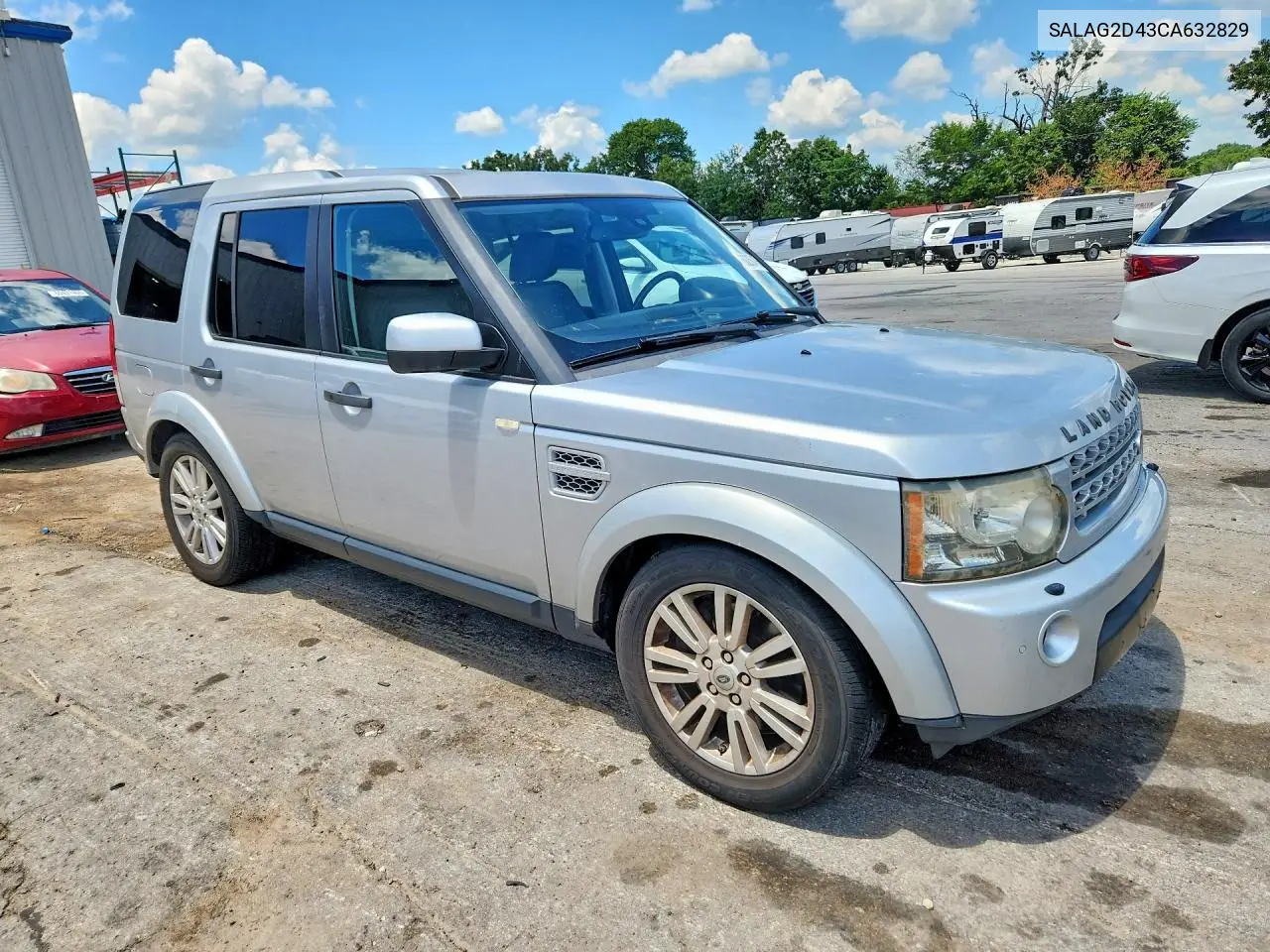 2012 Land Rover Lr4 Hse VIN: SALAG2D43CA632829 Lot: 60250476
