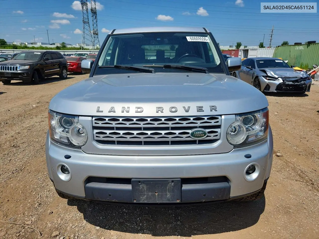2012 Land Rover Lr4 Hse VIN: SALAG2D45CA651124 Lot: 60609556