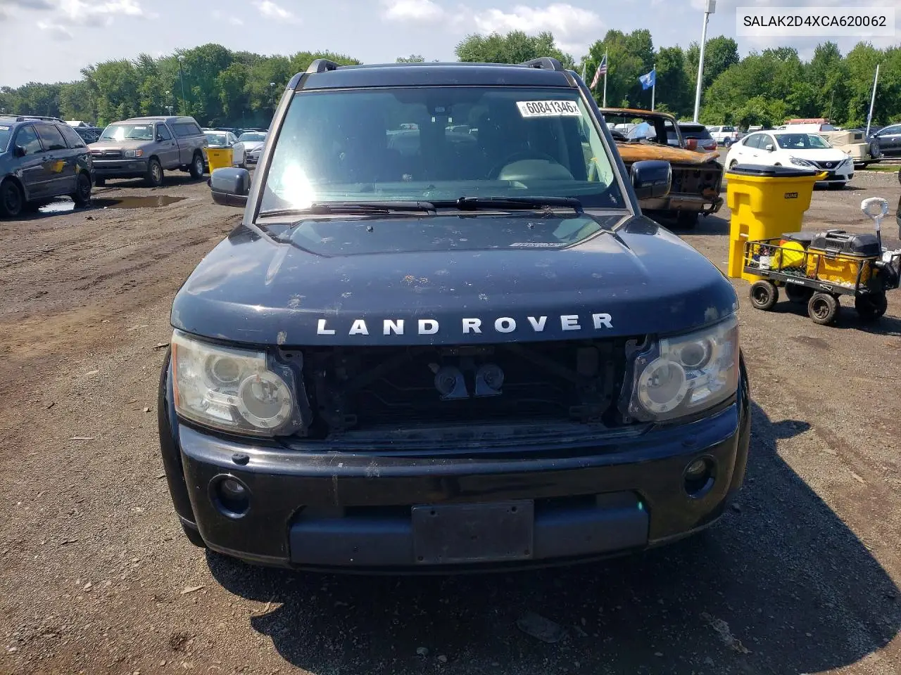 2012 Land Rover Lr4 Hse Luxury VIN: SALAK2D4XCA620062 Lot: 60841346