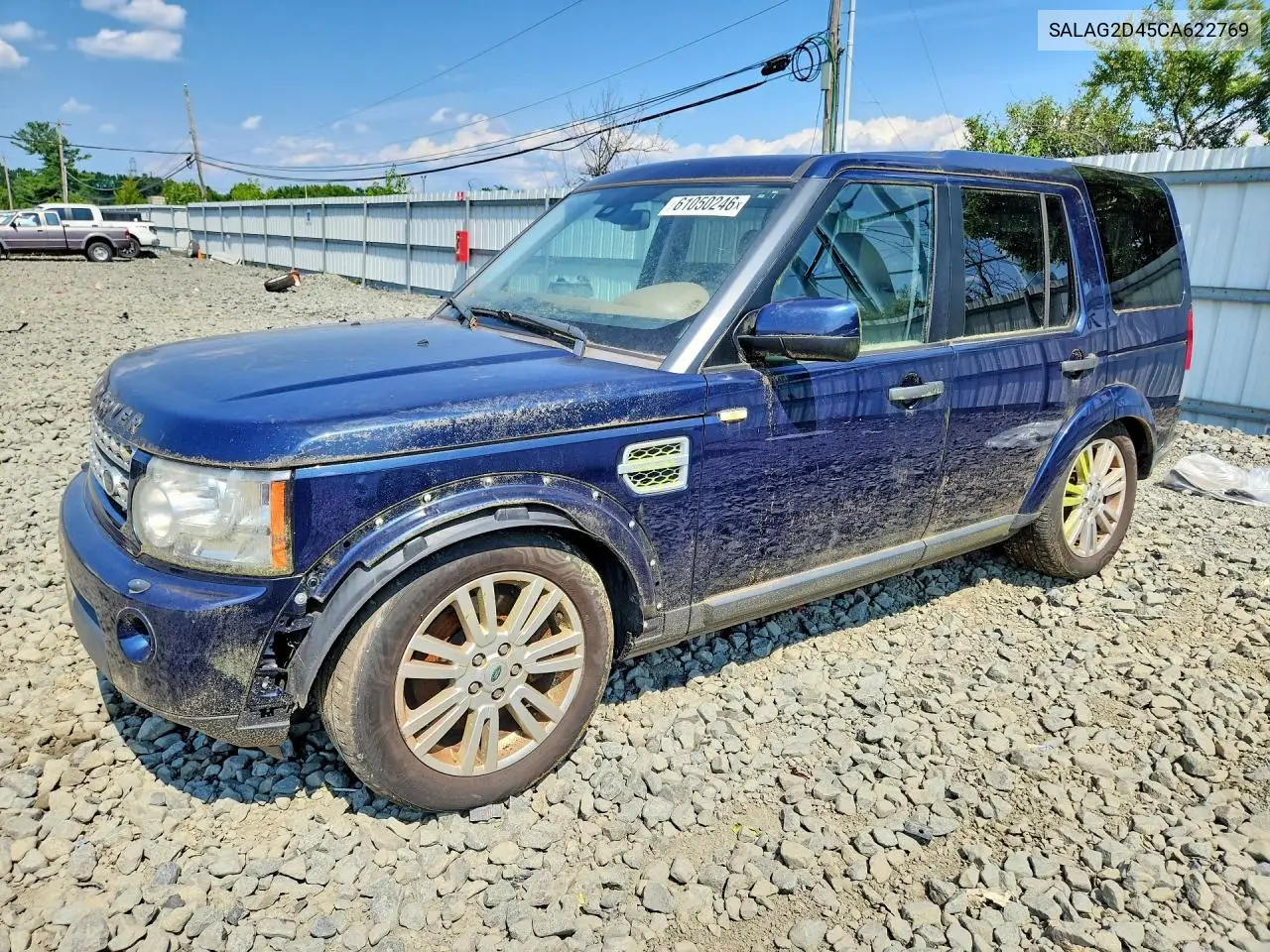2012 Land Rover Lr4 Hse VIN: SALAG2D45CA622769 Lot: 61050246