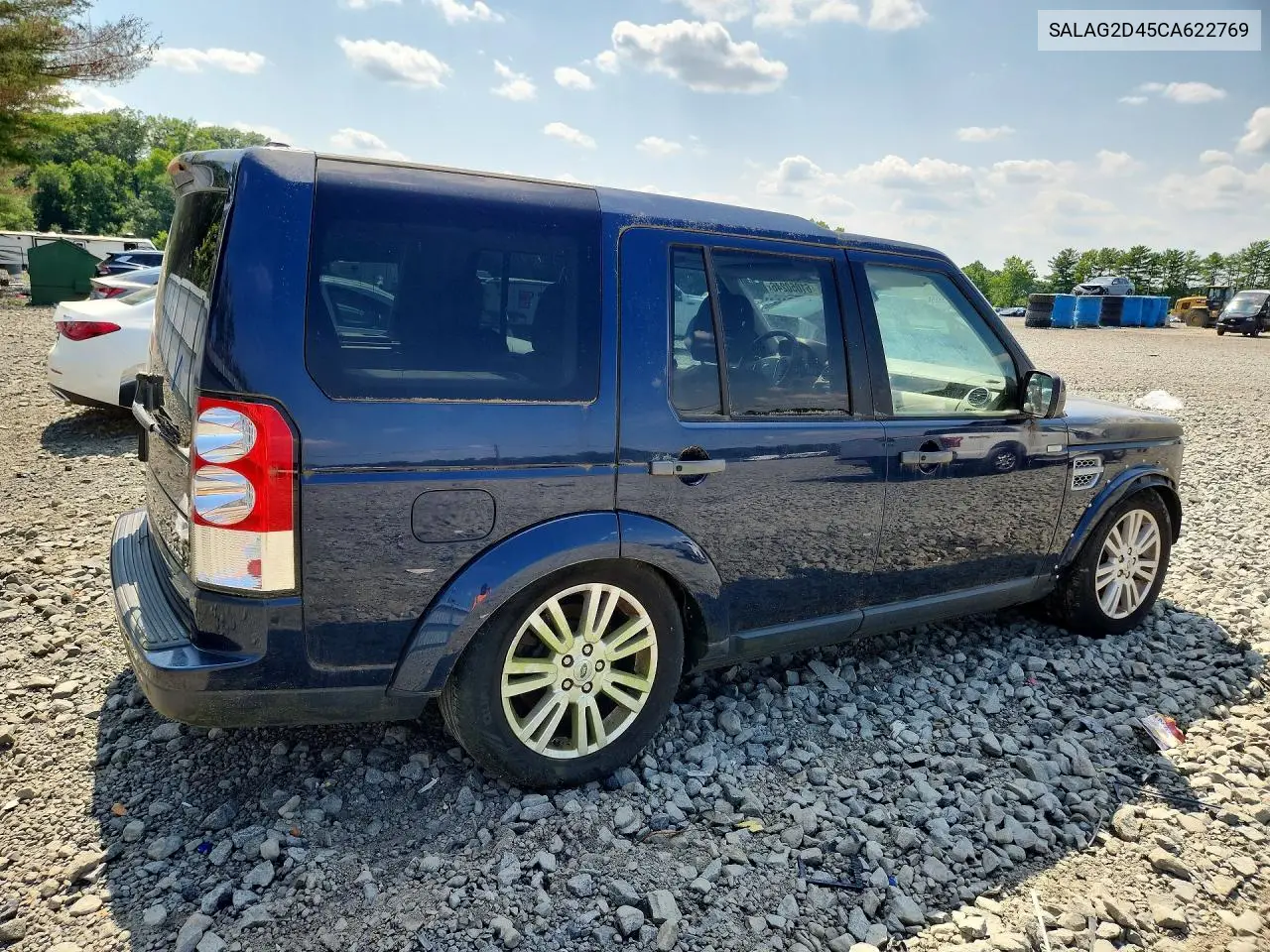 2012 Land Rover Lr4 Hse VIN: SALAG2D45CA622769 Lot: 61050246