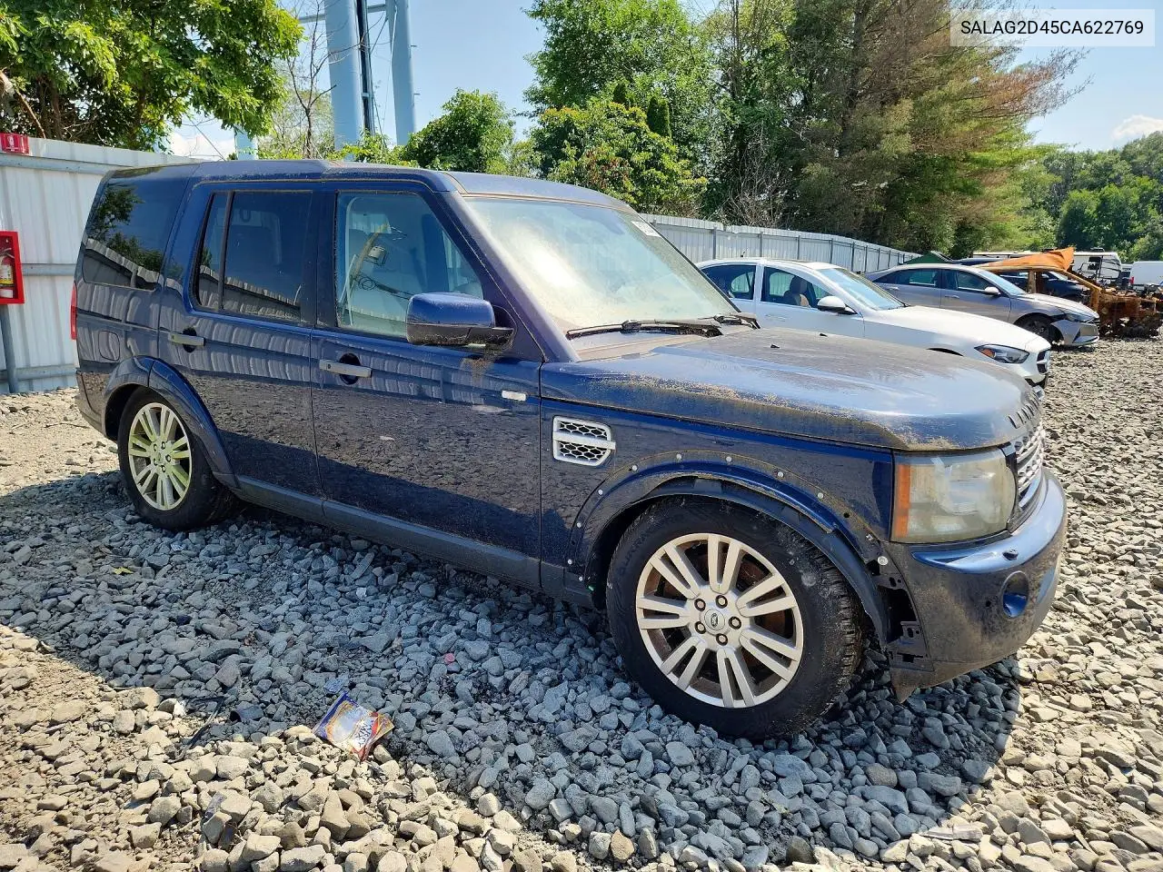 2012 Land Rover Lr4 Hse VIN: SALAG2D45CA622769 Lot: 61050246