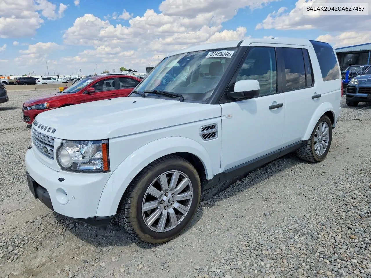 2012 Land Rover Lr4 Hse Luxury VIN: SALAK2D42CA627457 Lot: 61495246