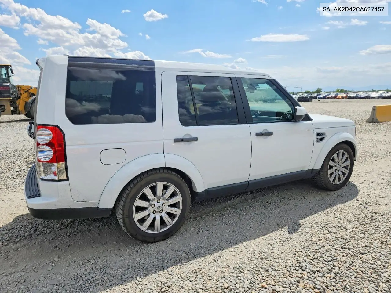 2012 Land Rover Lr4 Hse Luxury VIN: SALAK2D42CA627457 Lot: 61495246