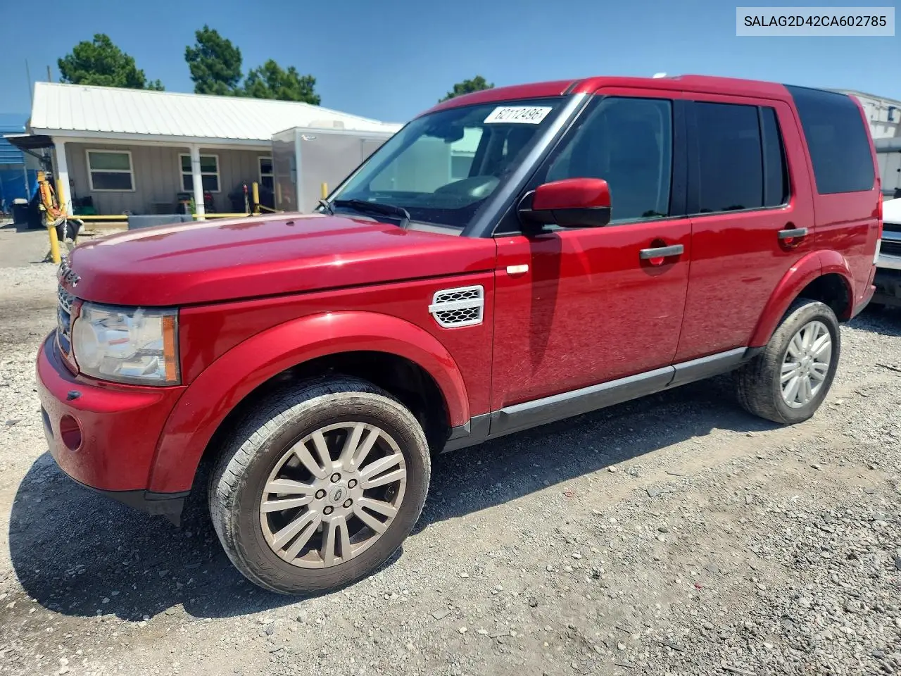 2012 Land Rover Lr4 Hse VIN: SALAG2D42CA602785 Lot: 62112496