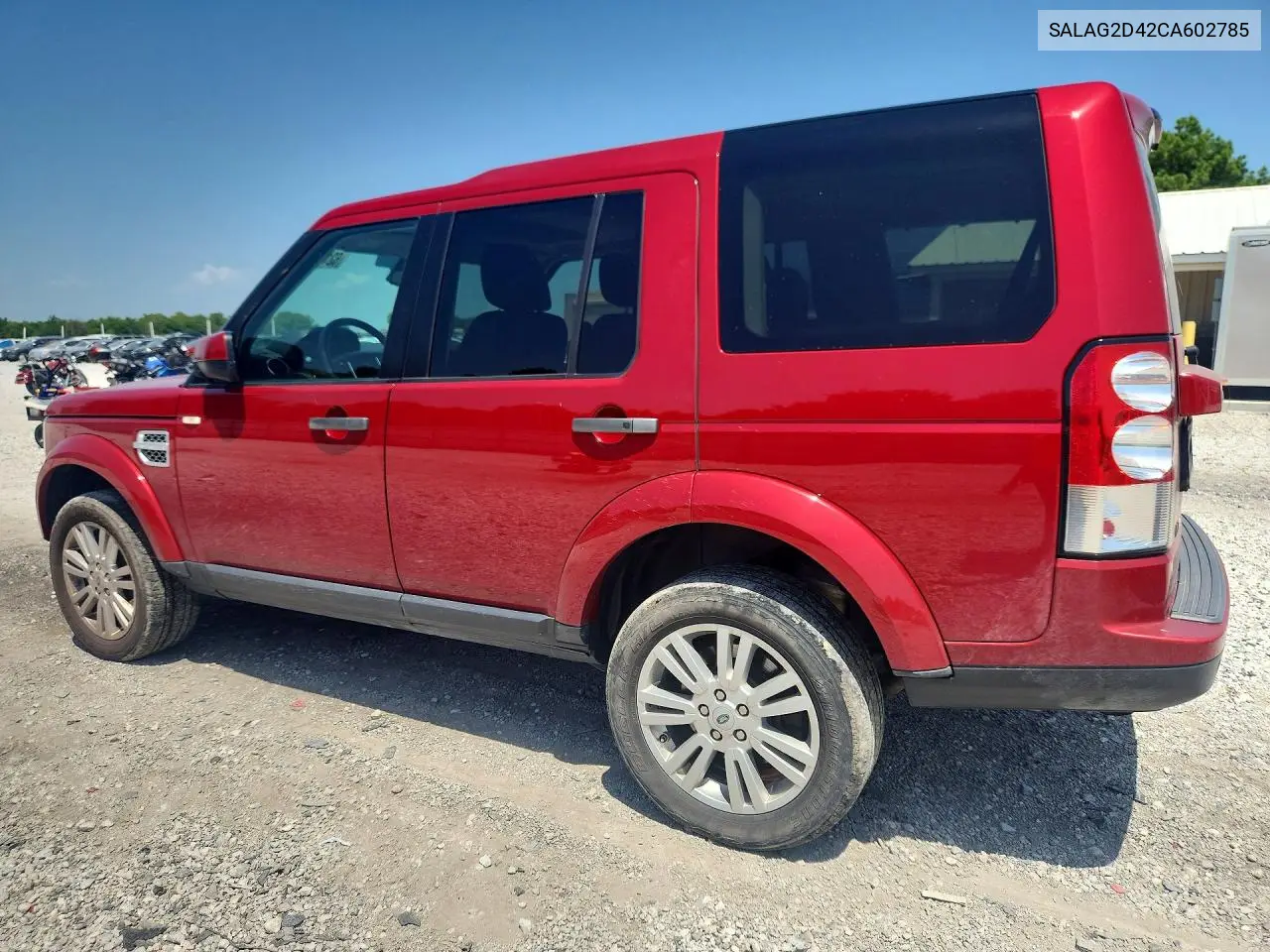 2012 Land Rover Lr4 Hse VIN: SALAG2D42CA602785 Lot: 62112496