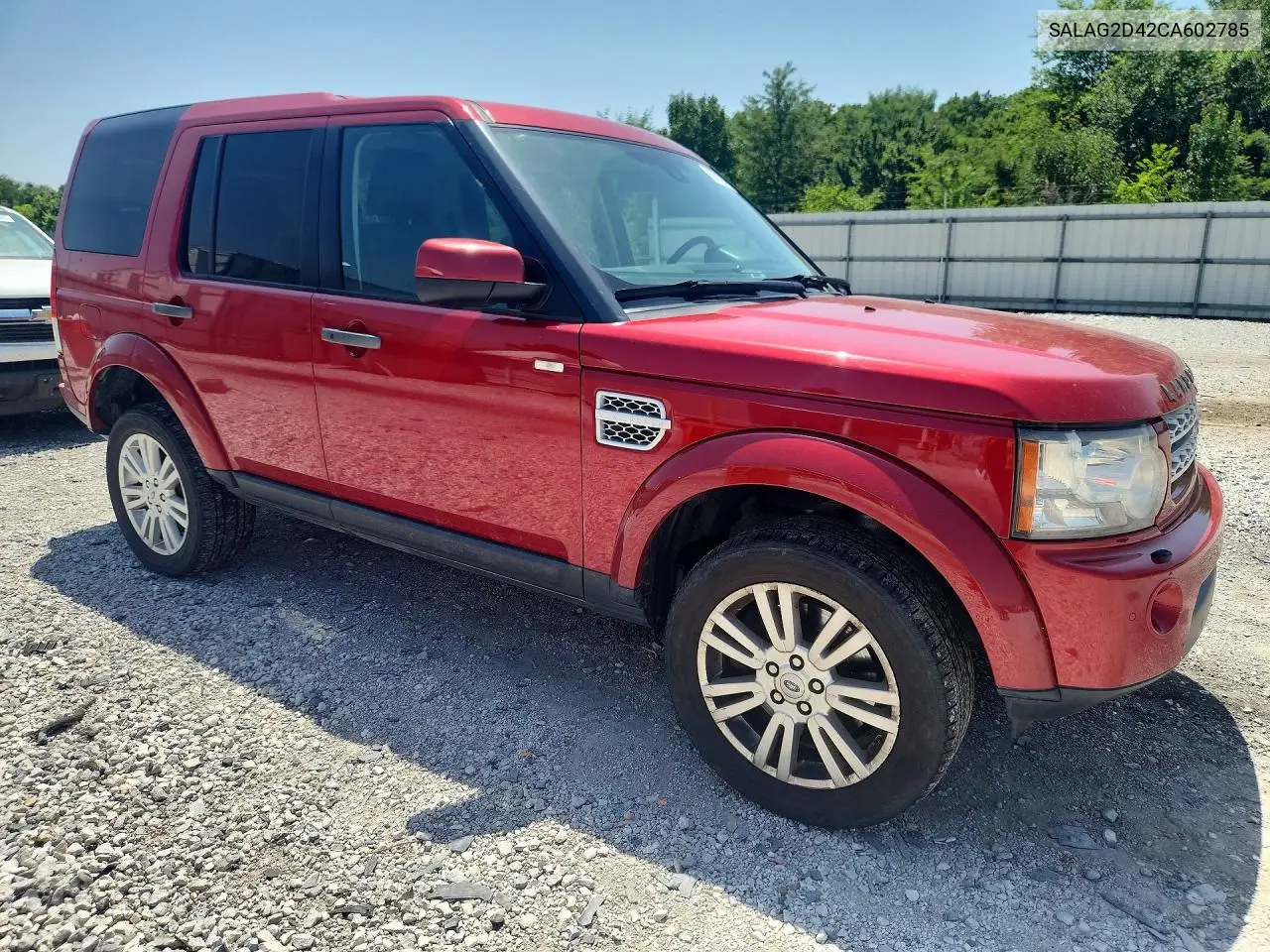 2012 Land Rover Lr4 Hse VIN: SALAG2D42CA602785 Lot: 62112496