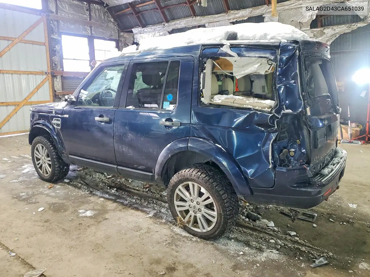 2012 Land Rover Lr4 Hse VIN: SALAG2D43CA651039 Lot: 74228055