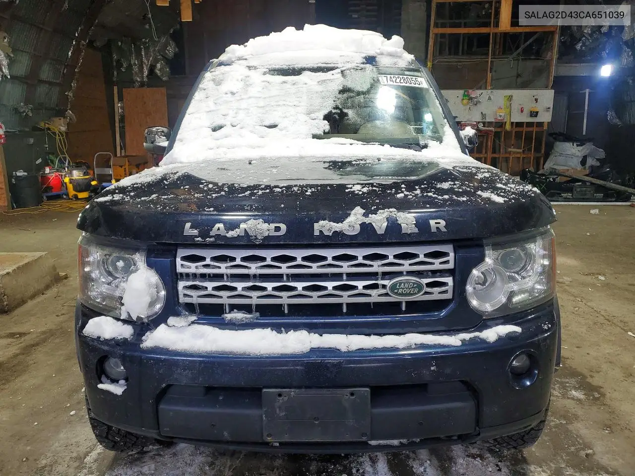 2012 Land Rover Lr4 Hse VIN: SALAG2D43CA651039 Lot: 74228055