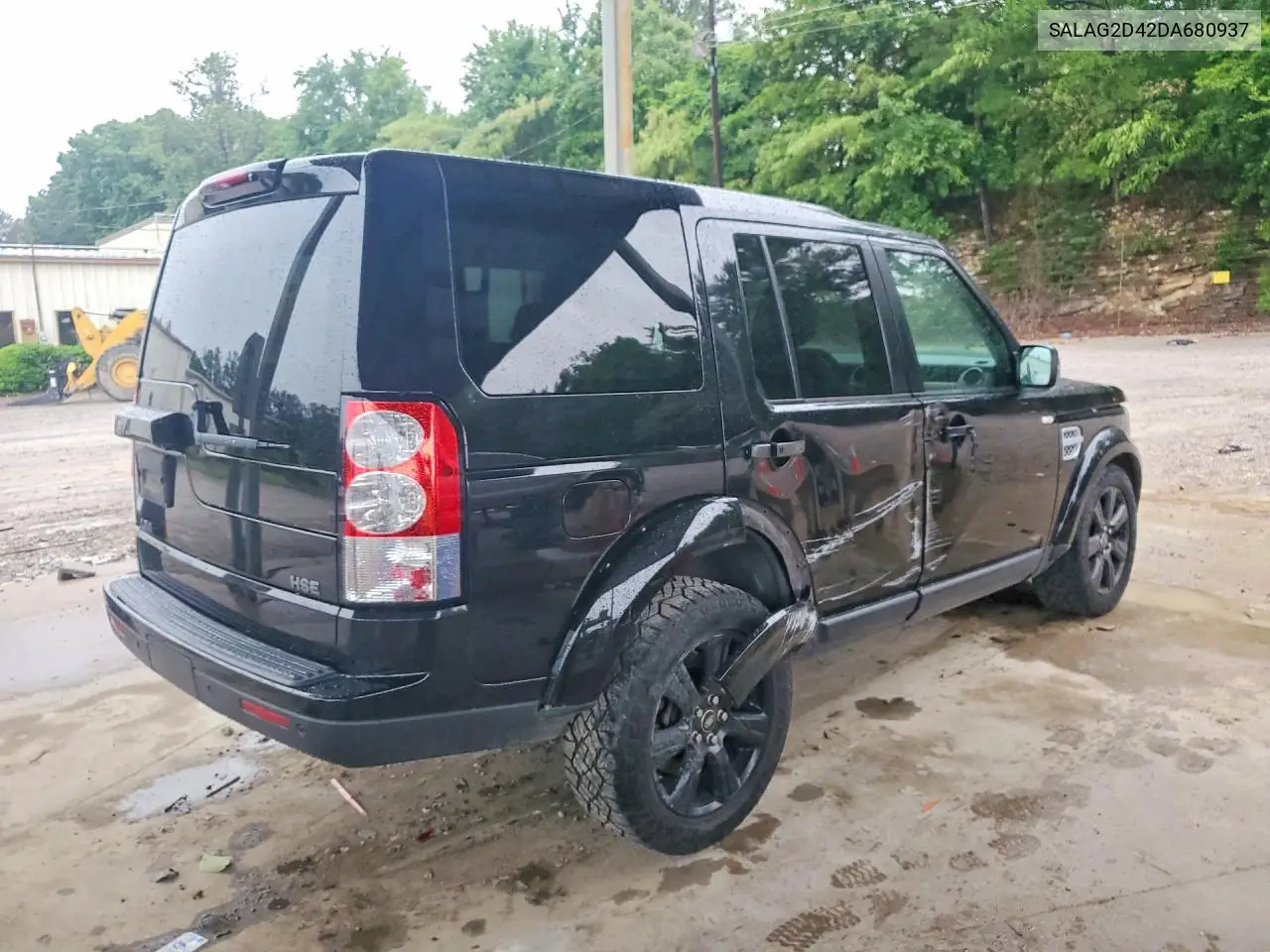 2013 Land Rover Lr4 Hse VIN: SALAG2D42DA680937 Lot: 55062806