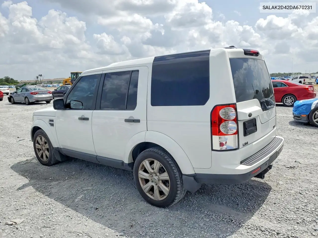 2013 Land Rover Lr4 Hse Luxury VIN: SALAK2D42DA670231 Lot: 60224726