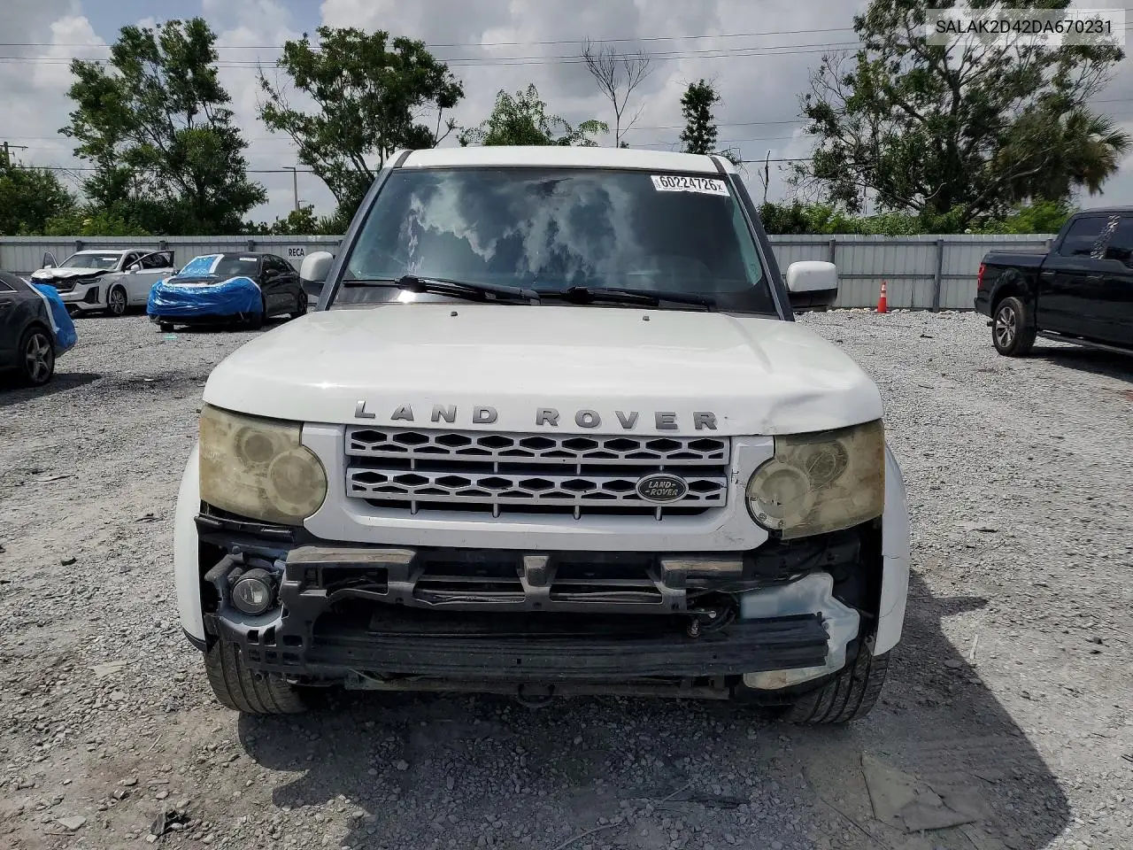 2013 Land Rover Lr4 Hse Luxury VIN: SALAK2D42DA670231 Lot: 60224726