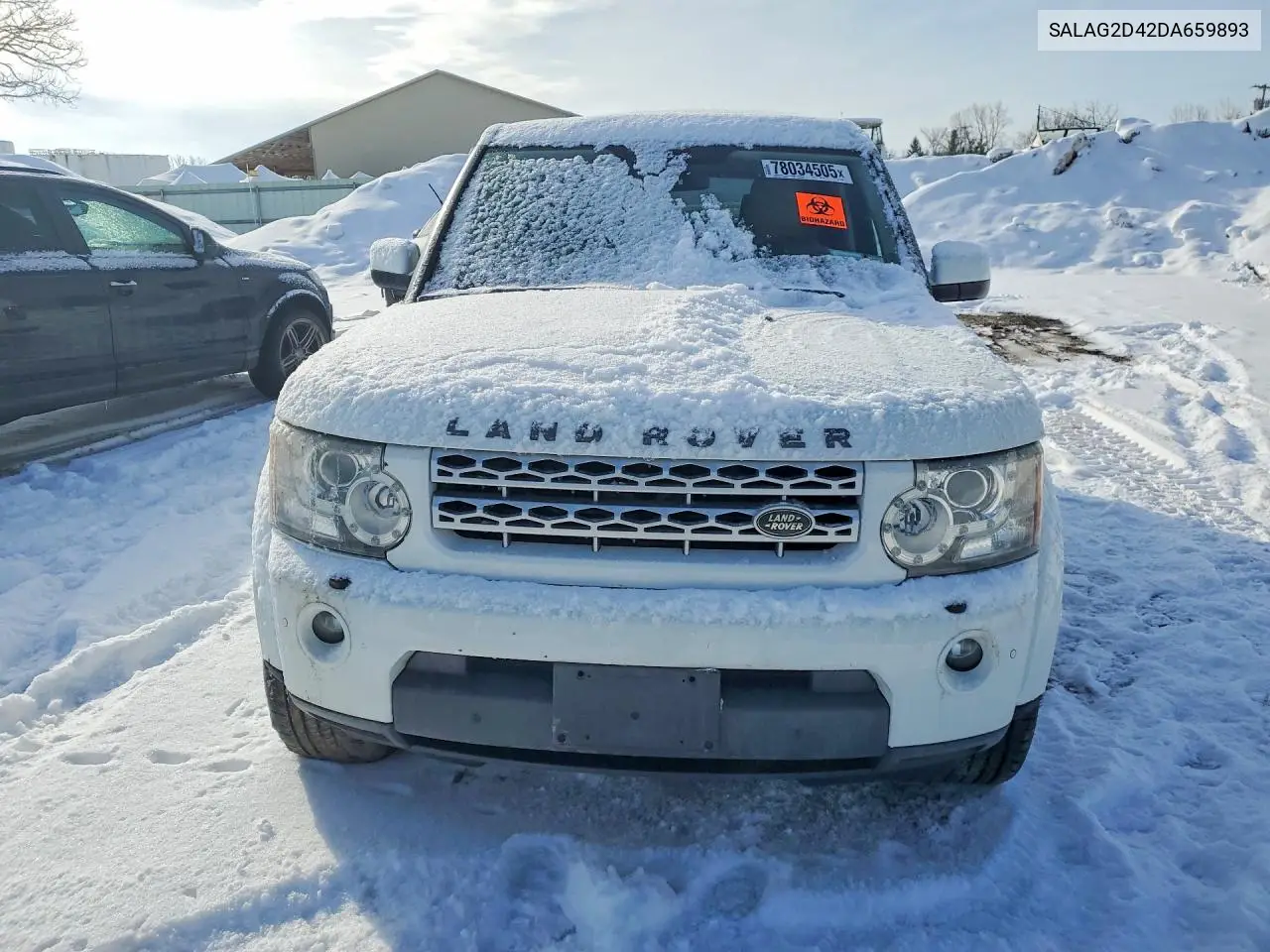 2013 Land Rover Lr4 Hse VIN: SALAG2D42DA659893 Lot: 78034505