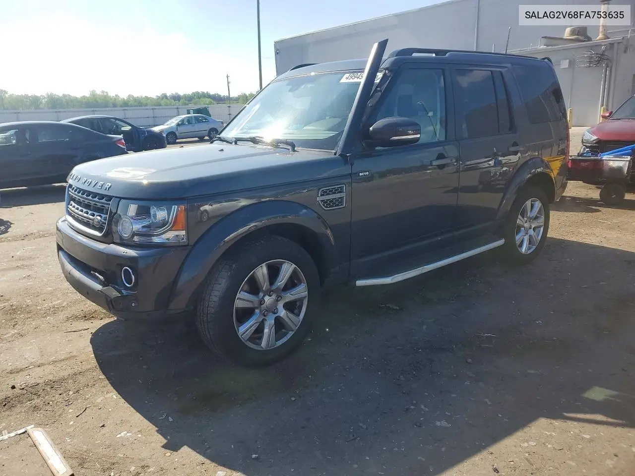 2015 Land Rover Lr4 Hse VIN: SALAG2V68FA753635 Lot: 49949986