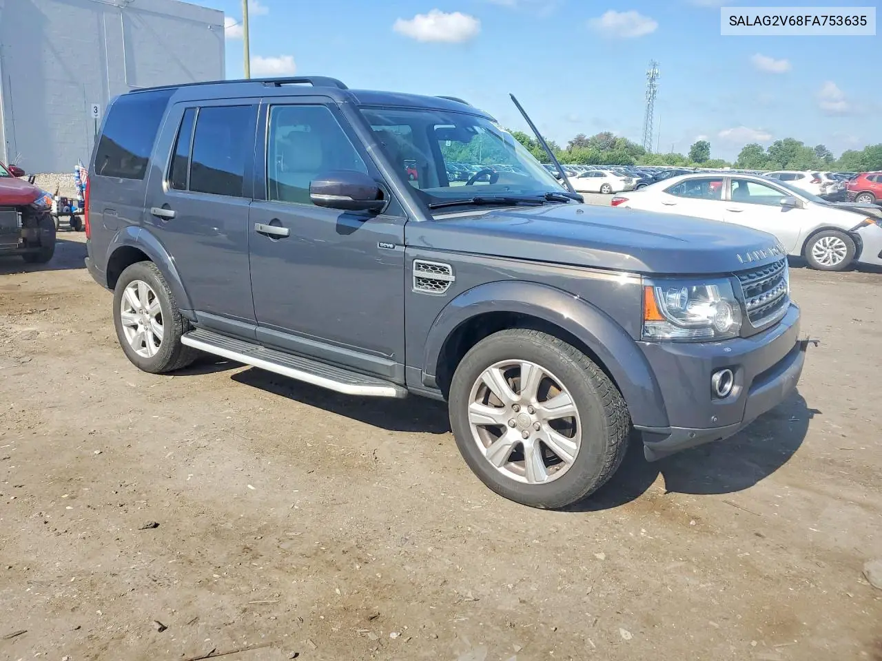 2015 Land Rover Lr4 Hse VIN: SALAG2V68FA753635 Lot: 49949986