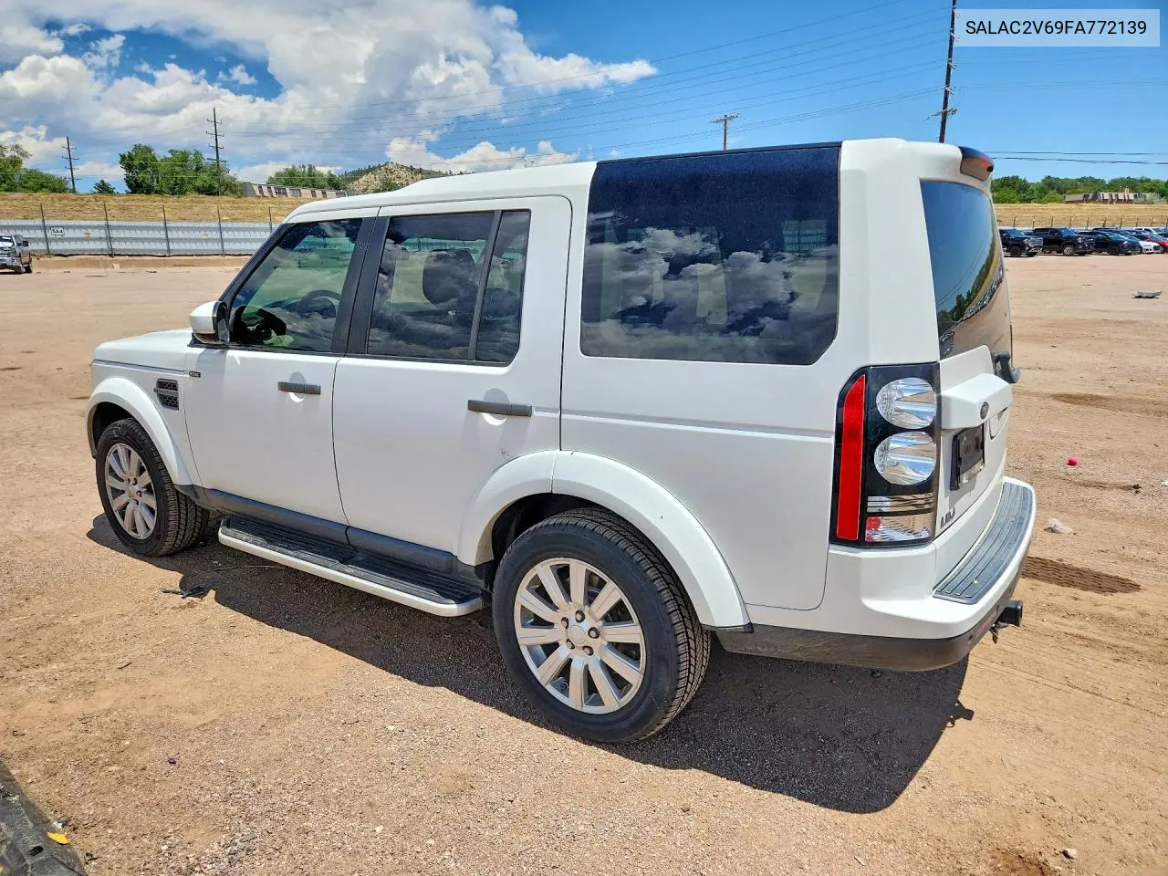 2015 Land Rover Lr4 VIN: SALAC2V69FA772139 Lot: 59743276