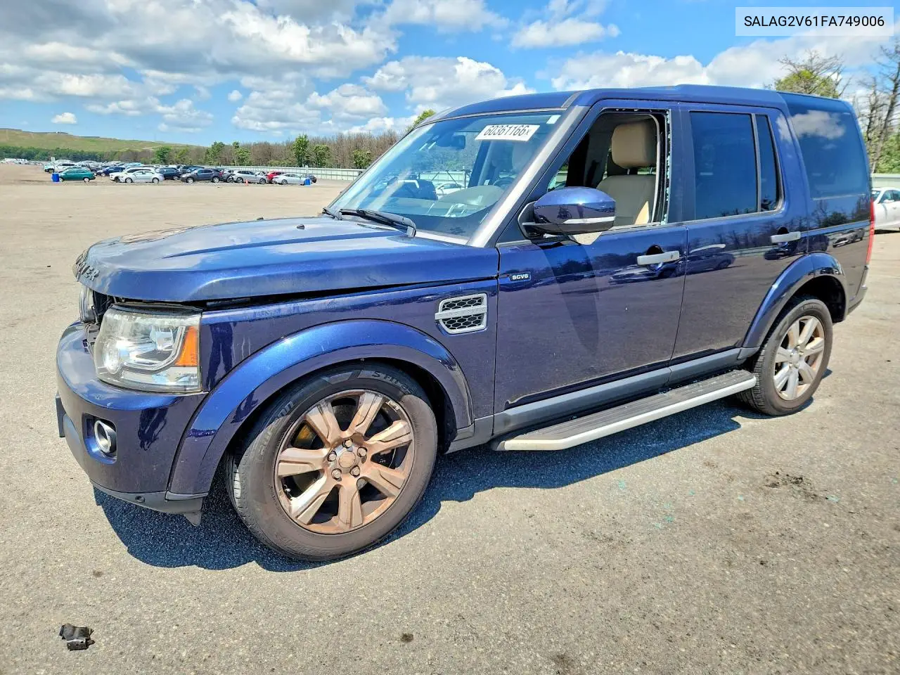 2015 Land Rover Lr4 Hse VIN: SALAG2V61FA749006 Lot: 60361166
