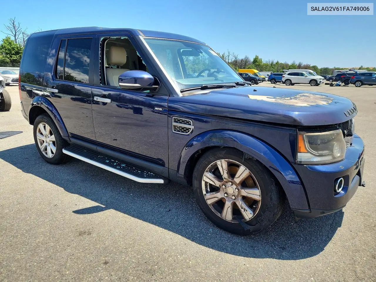 2015 Land Rover Lr4 Hse VIN: SALAG2V61FA749006 Lot: 60361166