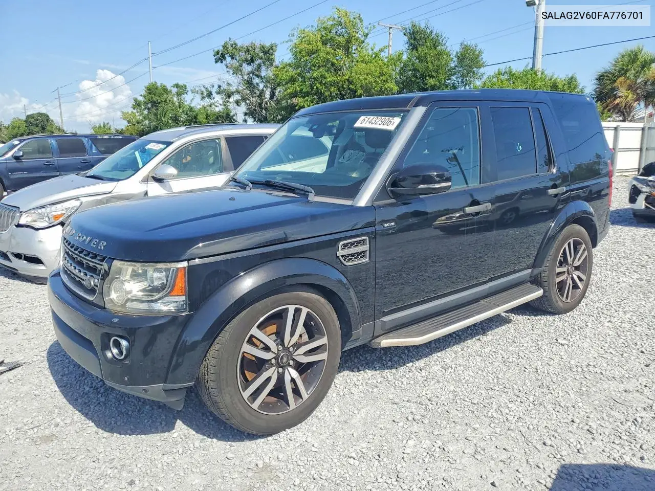 2015 Land Rover Lr4 Hse VIN: SALAG2V60FA776701 Lot: 61432906