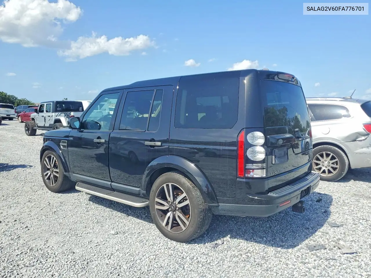2015 Land Rover Lr4 Hse VIN: SALAG2V60FA776701 Lot: 61432906