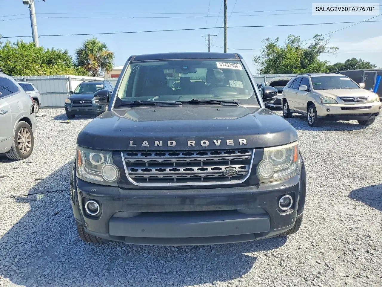 2015 Land Rover Lr4 Hse VIN: SALAG2V60FA776701 Lot: 61432906