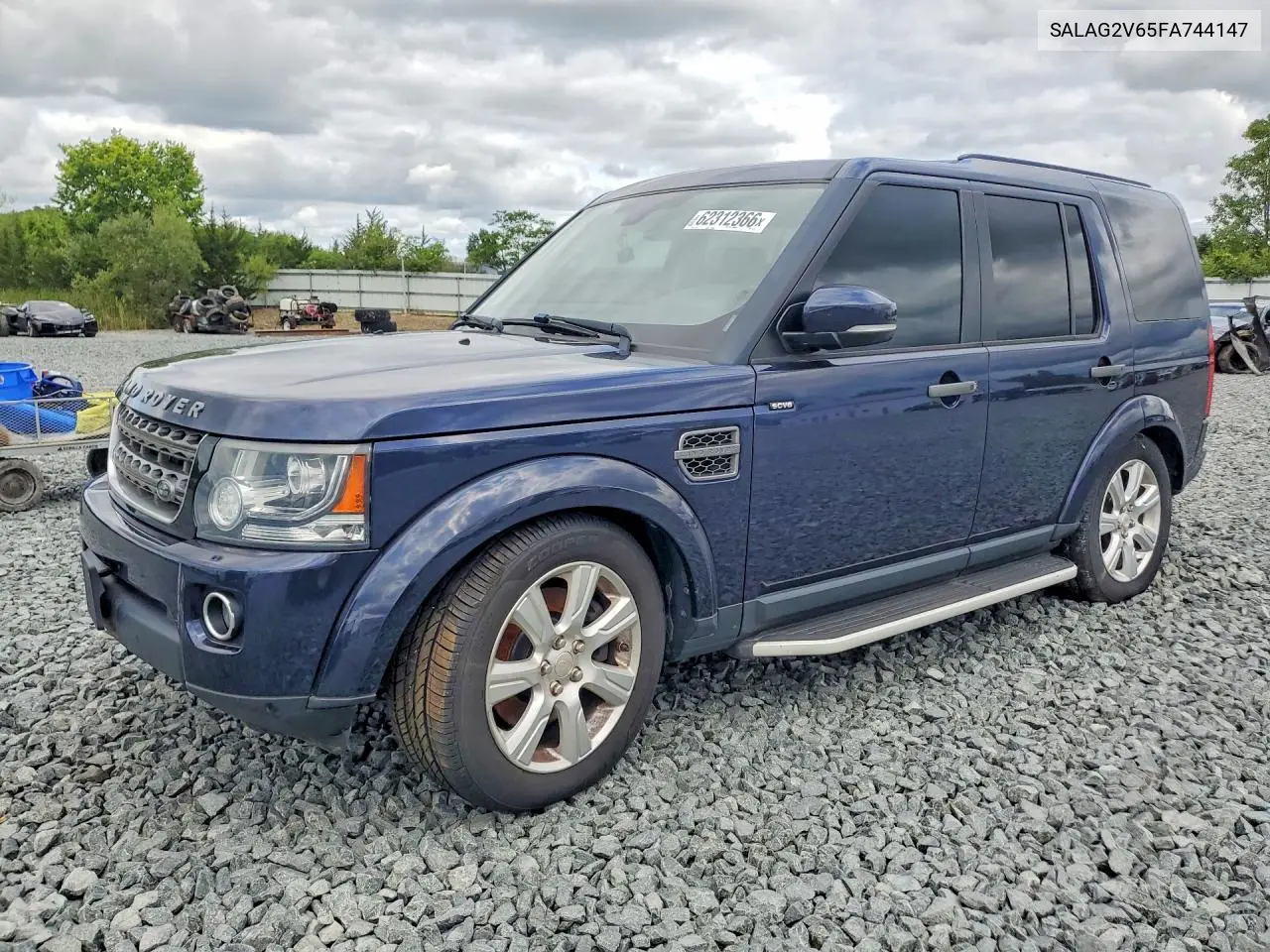 2015 Land Rover Lr4 Hse VIN: SALAG2V65FA744147 Lot: 62312366