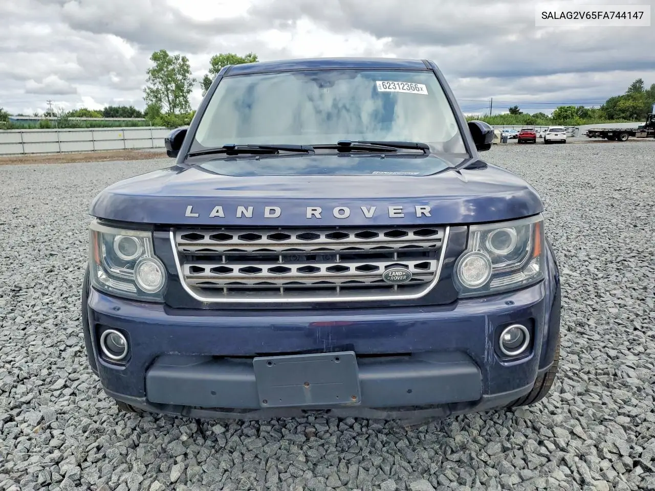2015 Land Rover Lr4 Hse VIN: SALAG2V65FA744147 Lot: 62312366