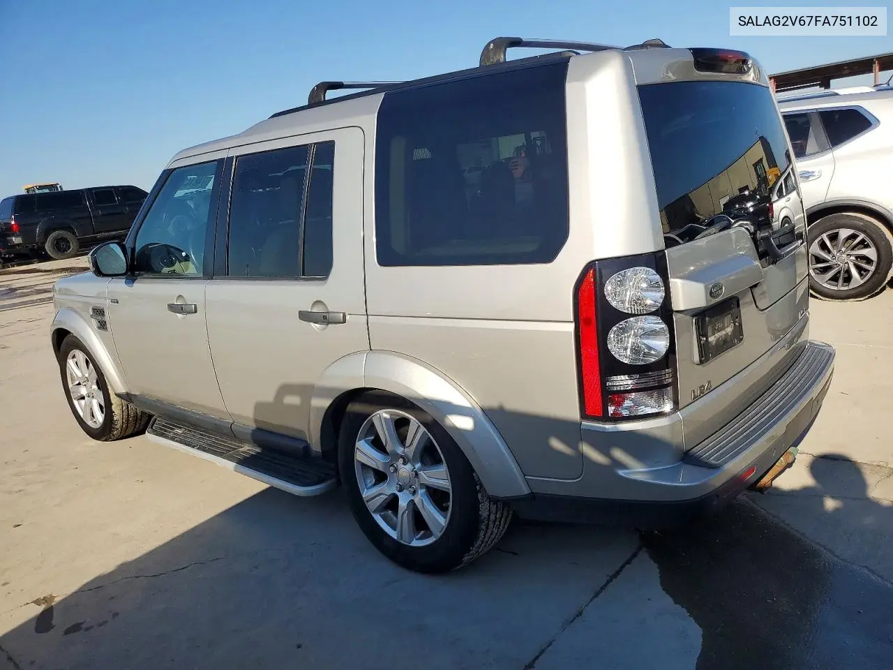 2015 Land Rover Lr4 Hse VIN: SALAG2V67FA751102 Lot: 74814375
