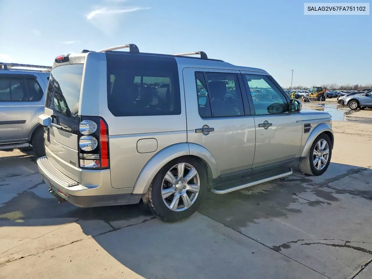 2015 Land Rover Lr4 Hse VIN: SALAG2V67FA751102 Lot: 74814375