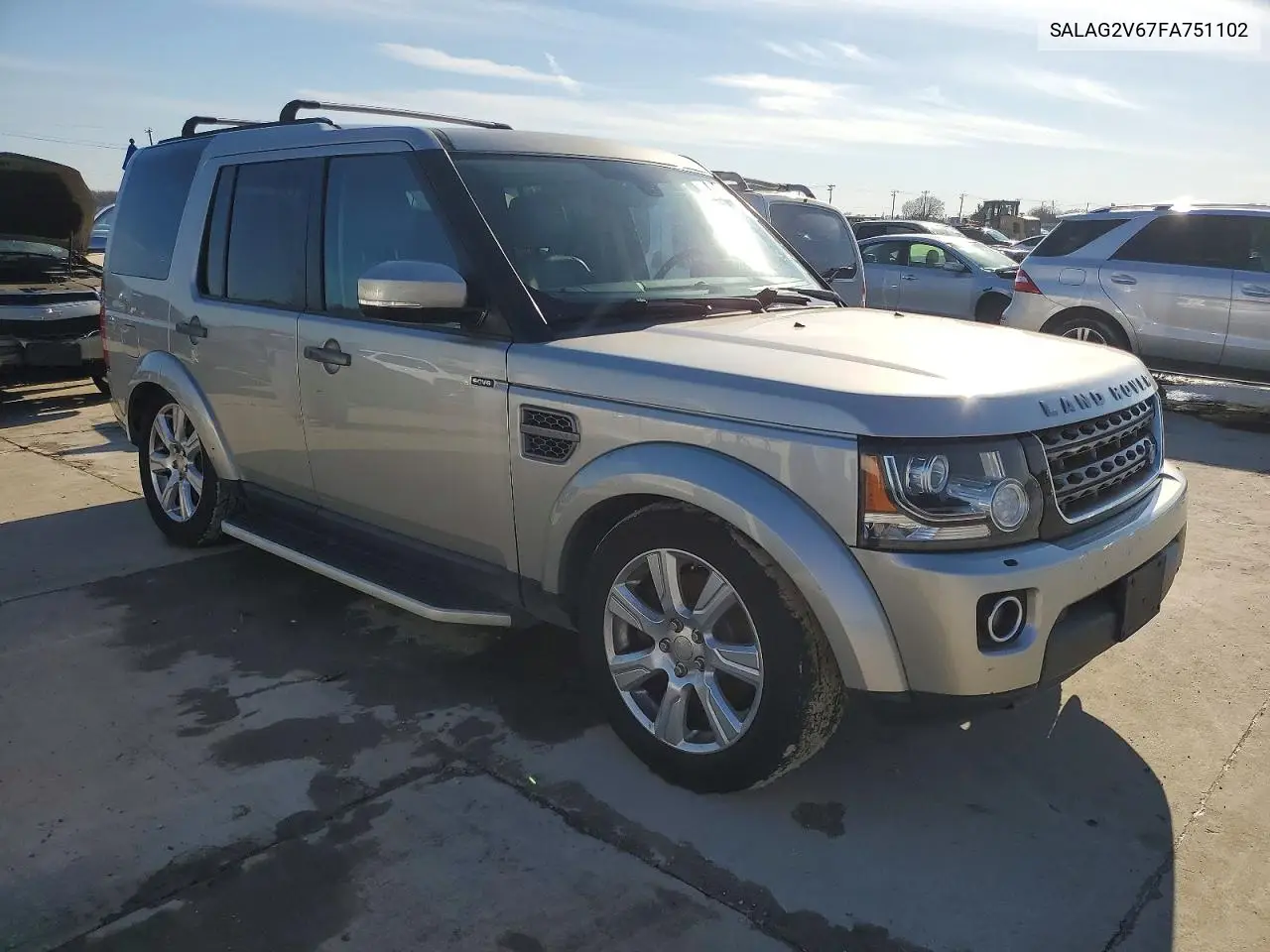 2015 Land Rover Lr4 Hse VIN: SALAG2V67FA751102 Lot: 74814375