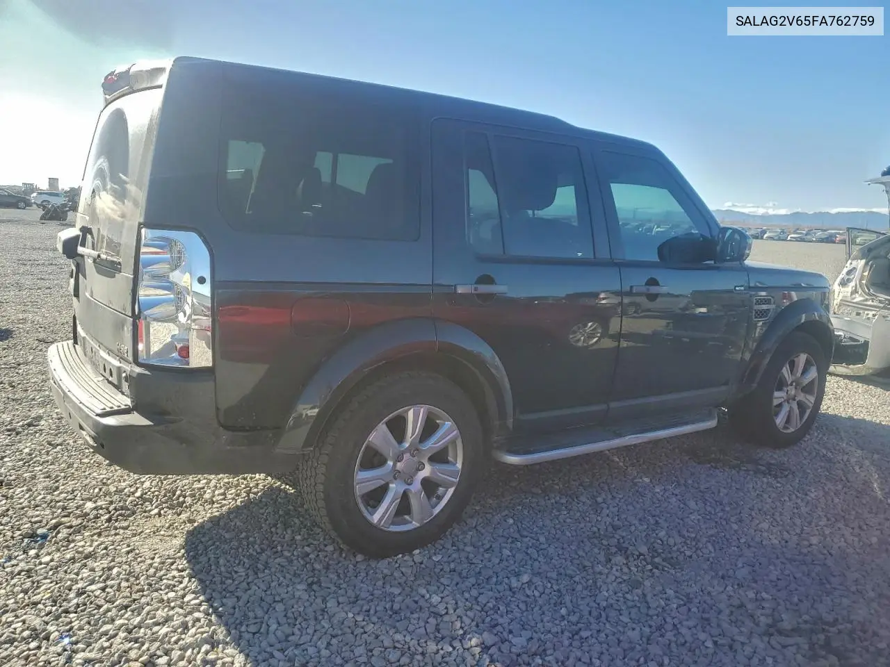 2015 Land Rover Lr4 Hse VIN: SALAG2V65FA762759 Lot: 97192885