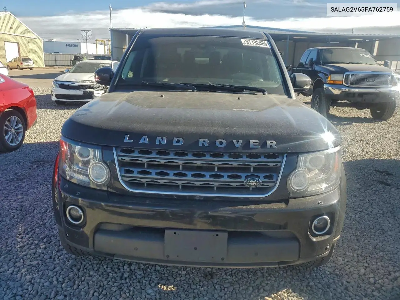 2015 Land Rover Lr4 Hse VIN: SALAG2V65FA762759 Lot: 97192885