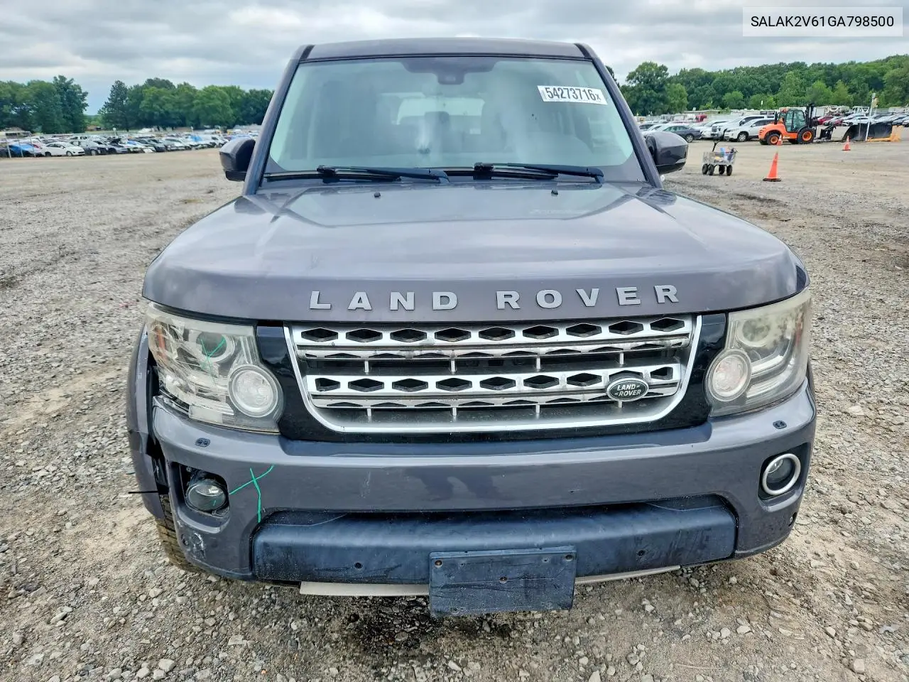 2016 Land Rover Lr4 Hse Luxury VIN: SALAK2V61GA798500 Lot: 54273716