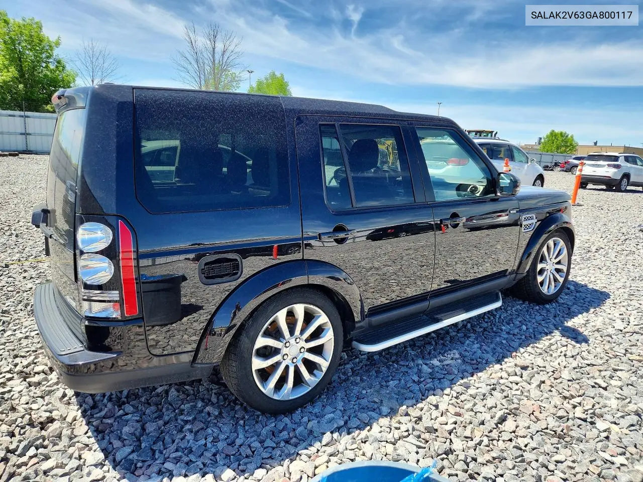 2016 Land Rover Lr4 Hse Luxury VIN: SALAK2V63GA800117 Lot: 55094066