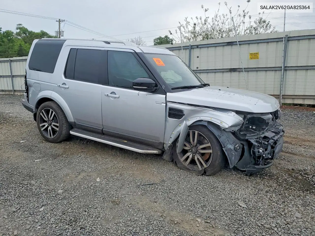 2016 Land Rover Lr4 Hse Luxury VIN: SALAK2V62GA825364 Lot: 55204136