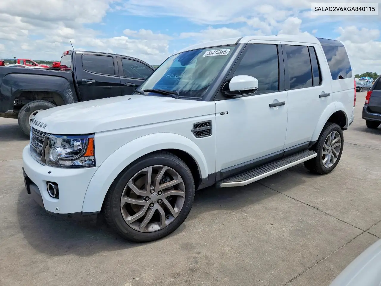 2016 Land Rover Lr4 Hse VIN: SALAG2V6XGA840115 Lot: 56410886
