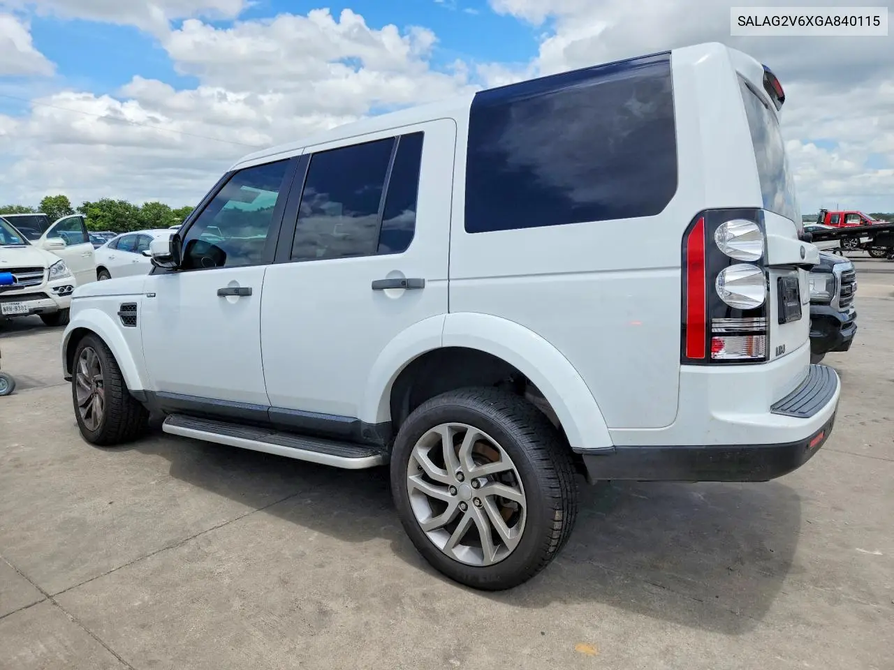 2016 Land Rover Lr4 Hse VIN: SALAG2V6XGA840115 Lot: 56410886