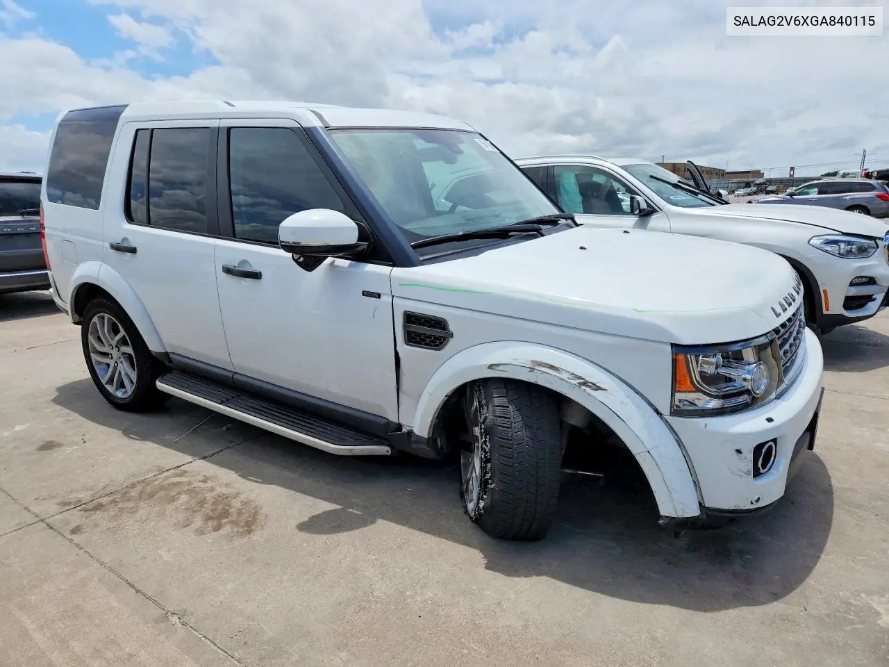 2016 Land Rover Lr4 Hse VIN: SALAG2V6XGA840115 Lot: 56410886