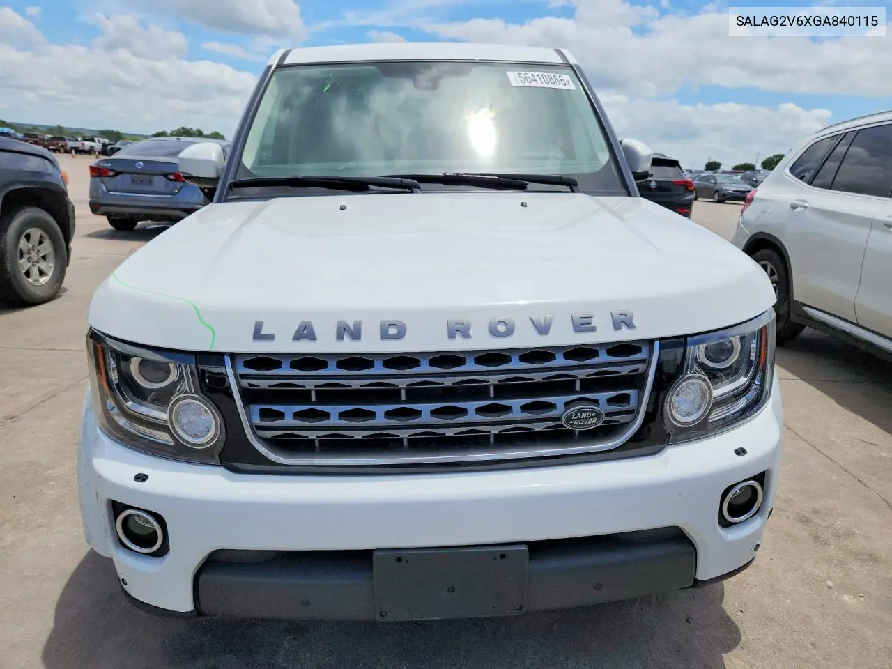 2016 Land Rover Lr4 Hse VIN: SALAG2V6XGA840115 Lot: 56410886