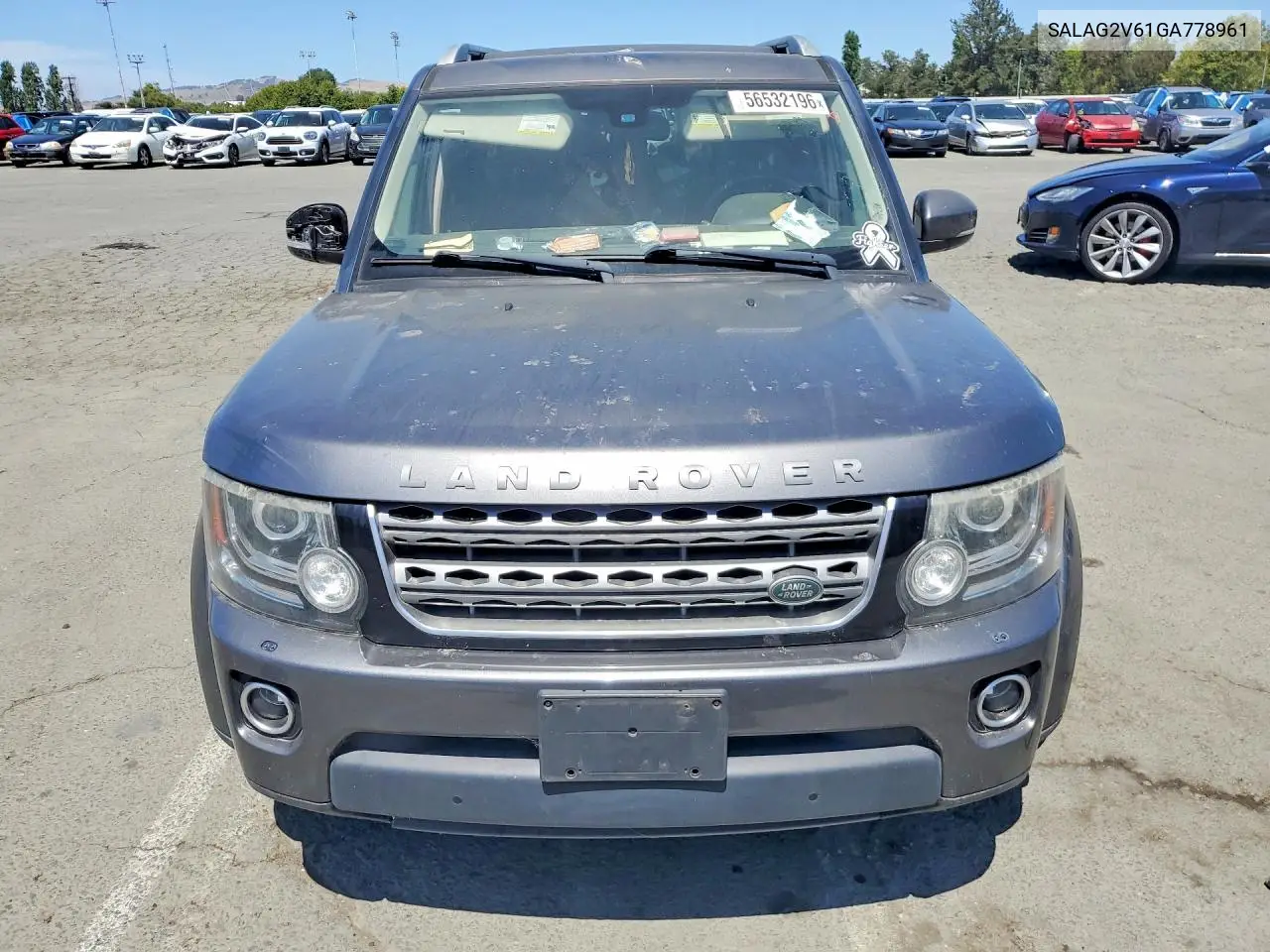 2016 Land Rover Lr4 Hse VIN: SALAG2V61GA778961 Lot: 56532196