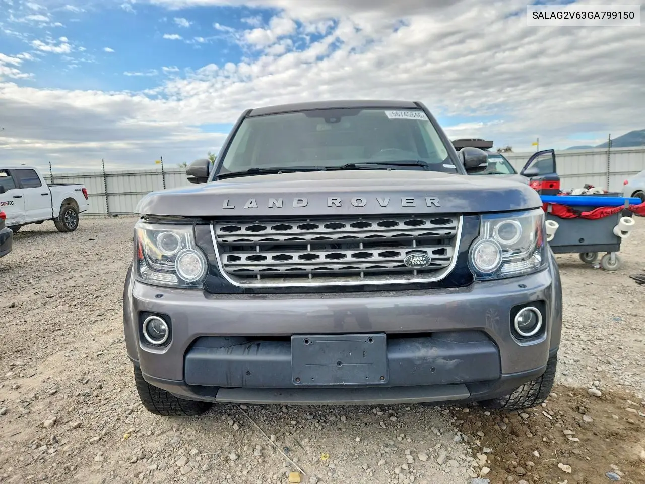 2016 Land Rover Lr4 Hse VIN: SALAG2V63GA799150 Lot: 56745846