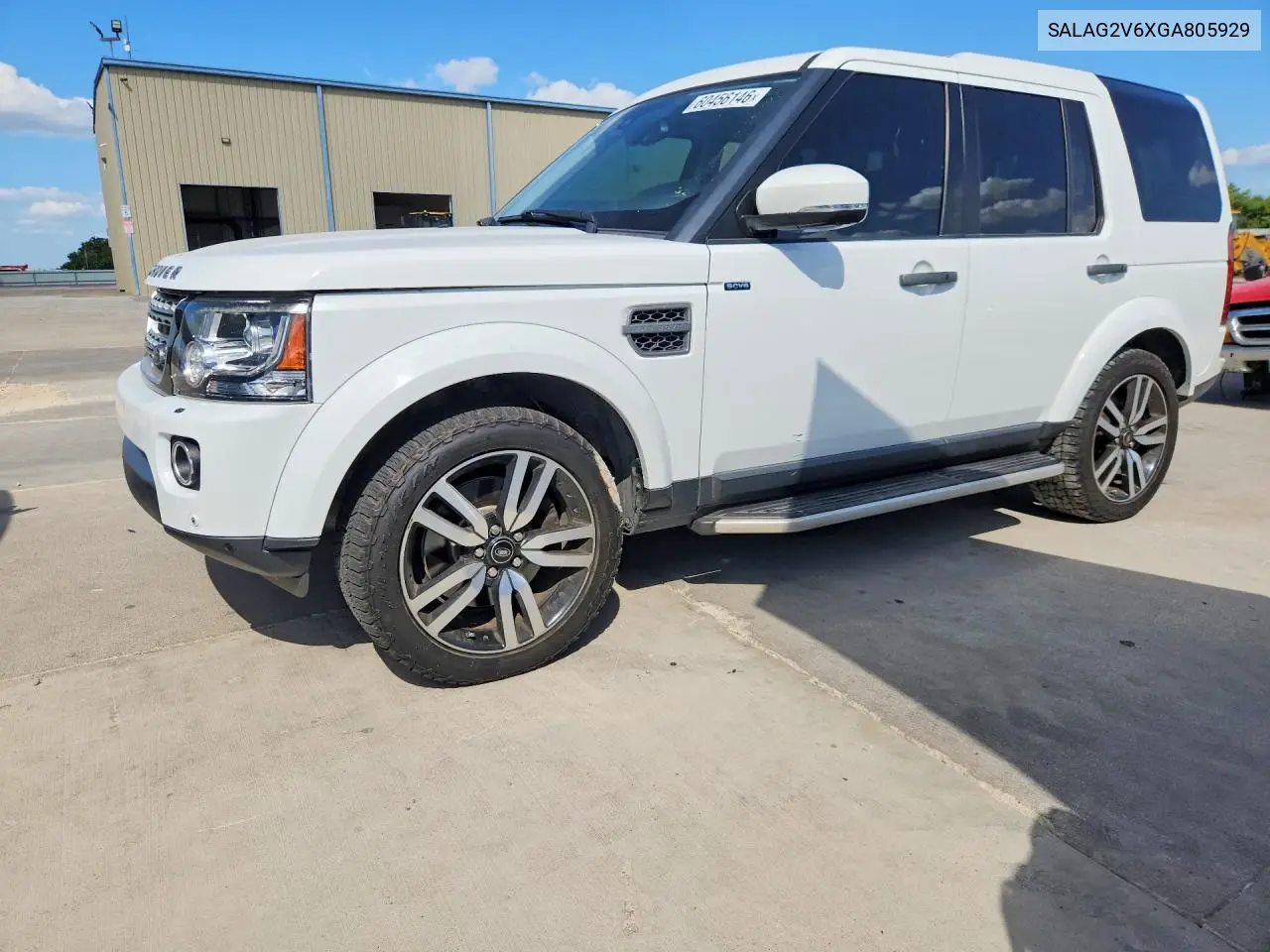 2016 Land Rover Lr4 Hse VIN: SALAG2V6XGA805929 Lot: 60456146