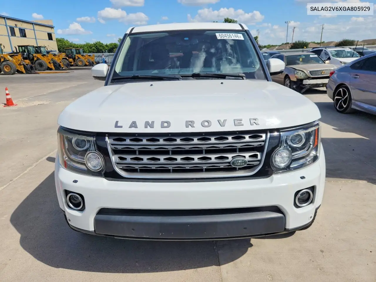 2016 Land Rover Lr4 Hse VIN: SALAG2V6XGA805929 Lot: 60456146