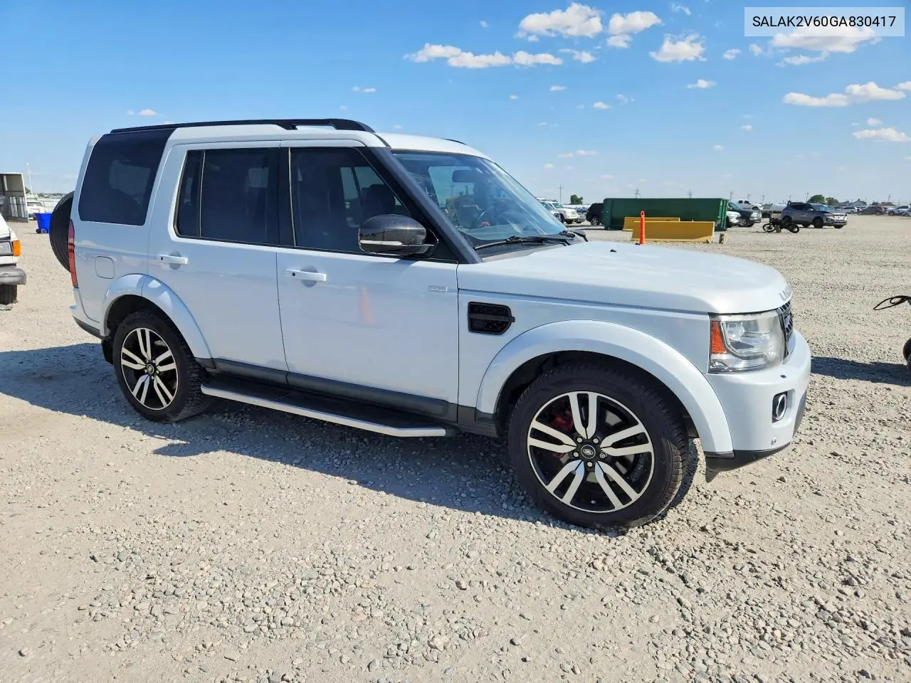 2016 Land Rover Lr4 Hse Luxury VIN: SALAK2V60GA830417 Lot: 60530366