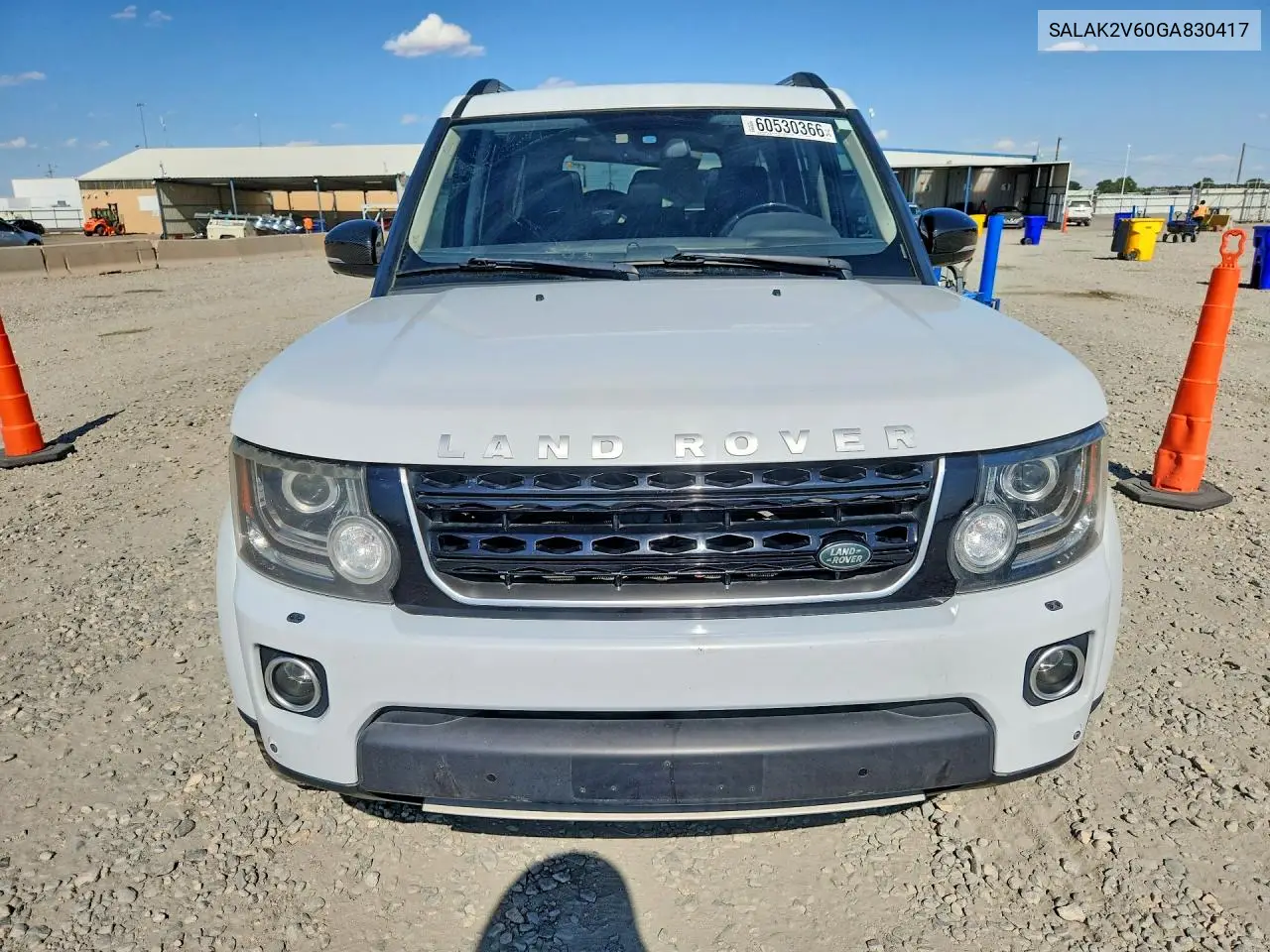 2016 Land Rover Lr4 Hse Luxury VIN: SALAK2V60GA830417 Lot: 60530366