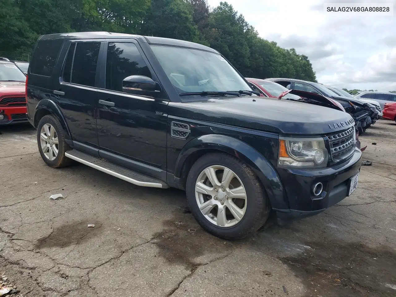 2016 Land Rover Lr4 Hse VIN: SALAG2V68GA808828 Lot: 61614426