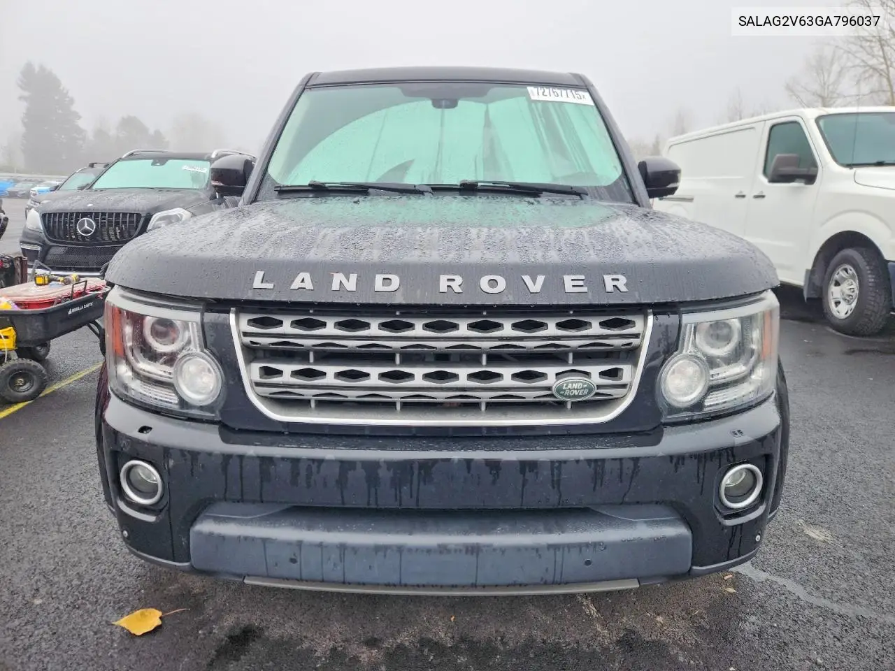 2016 Land Rover Lr4 Hse VIN: SALAG2V63GA796037 Lot: 72767715