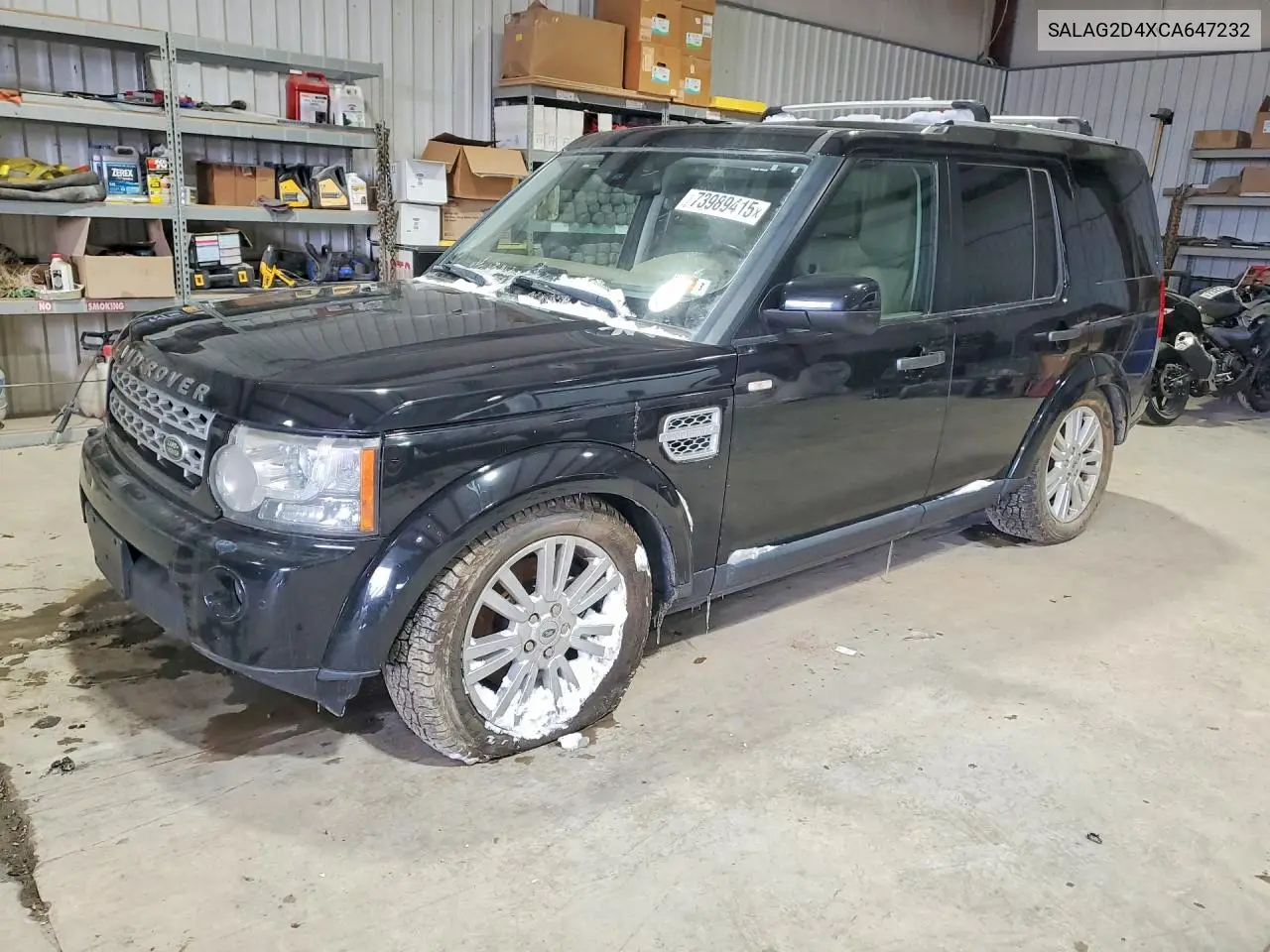 2016 Land Rover Lr4 VIN: SALAG2D4XCA647232 Lot: 73989415