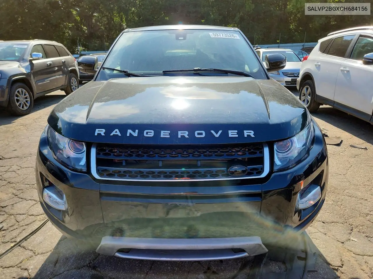 2012 Land Rover Range Rover Evoque Pure Plus VIN: SALVP2BGXCH684156 Lot: 59773526