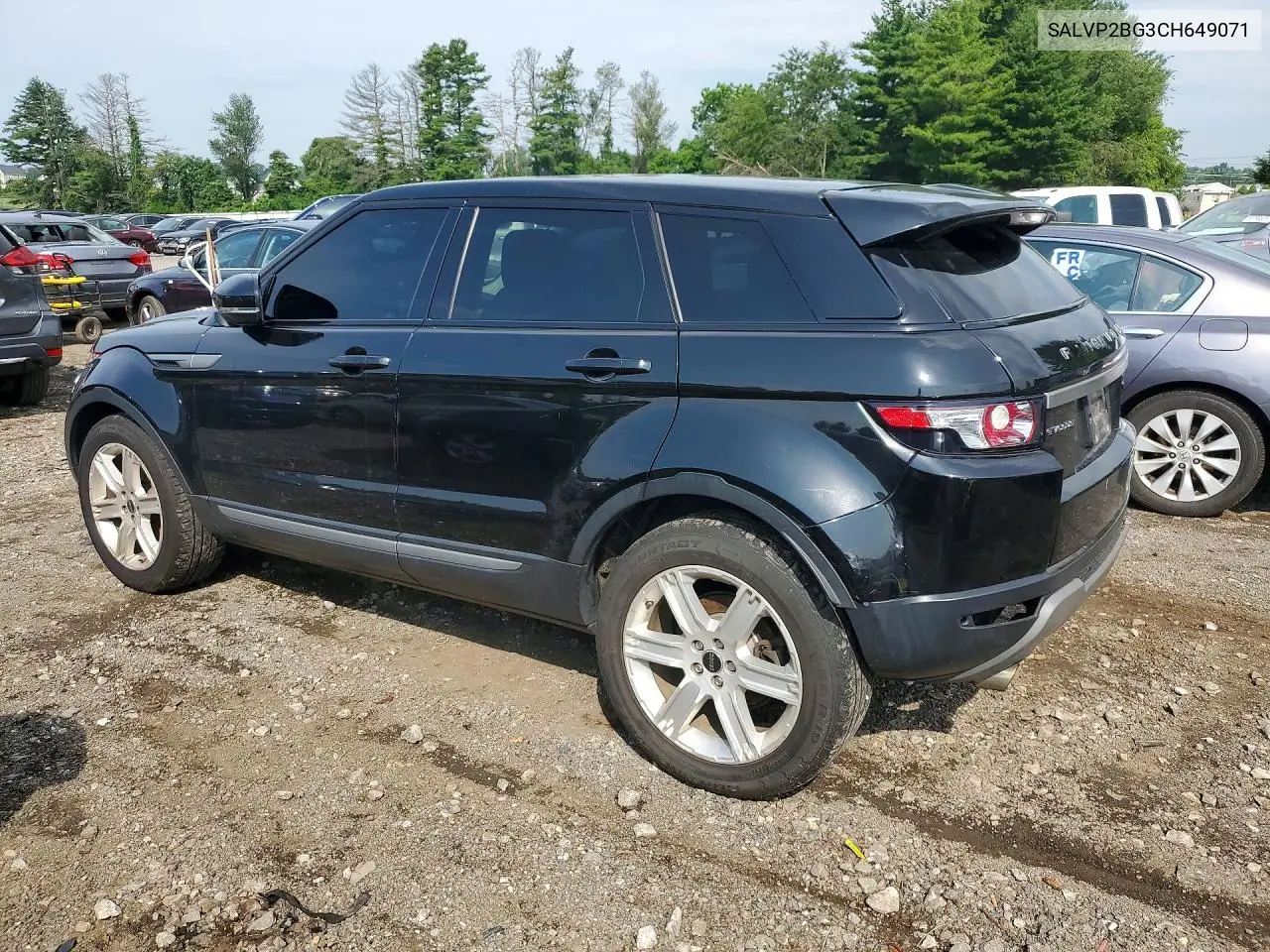 2012 Land Rover Range Rover Evoque Pure Plus VIN: SALVP2BG3CH649071 Lot: 60410846